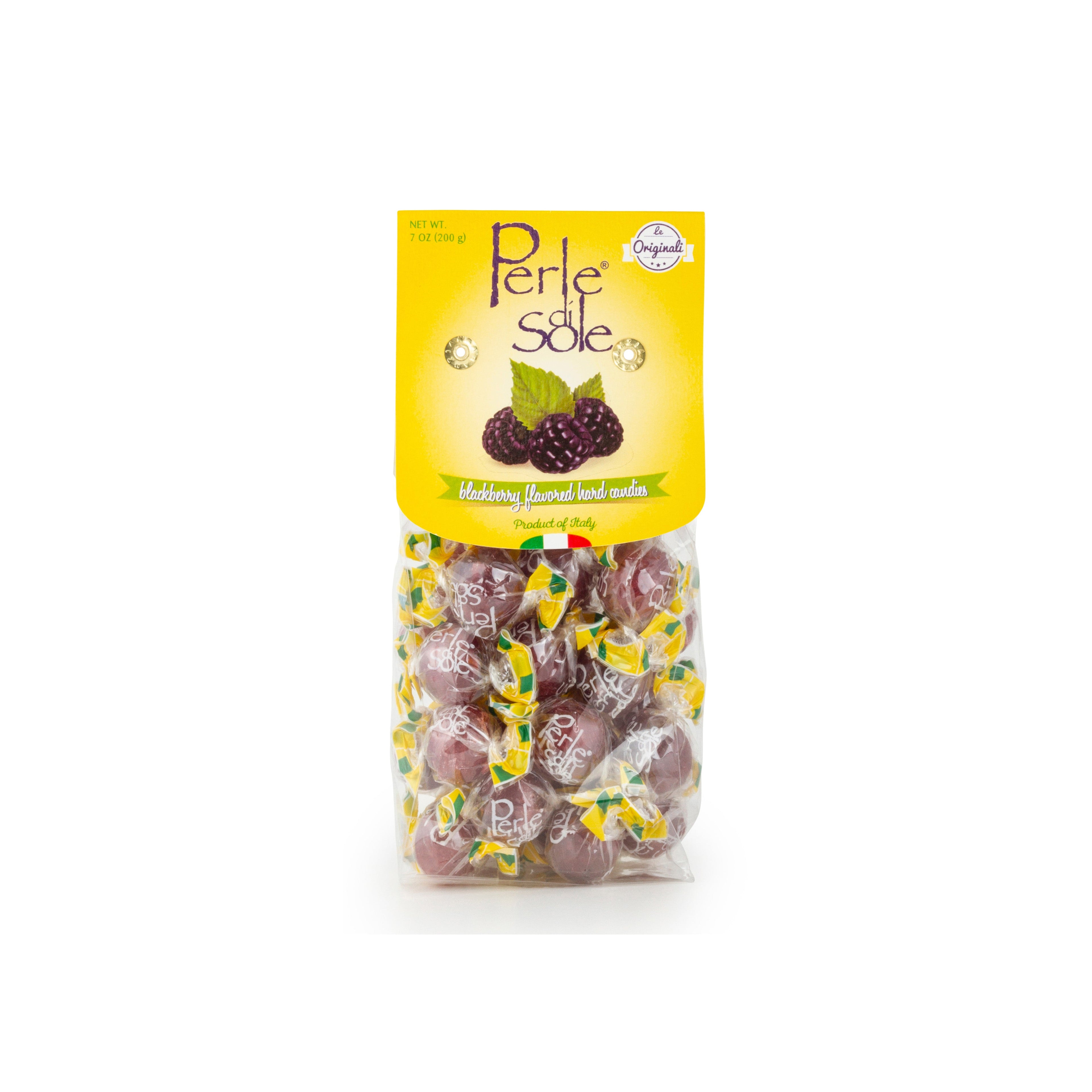 Blackberry Drops with a Tart Fizzy Filling