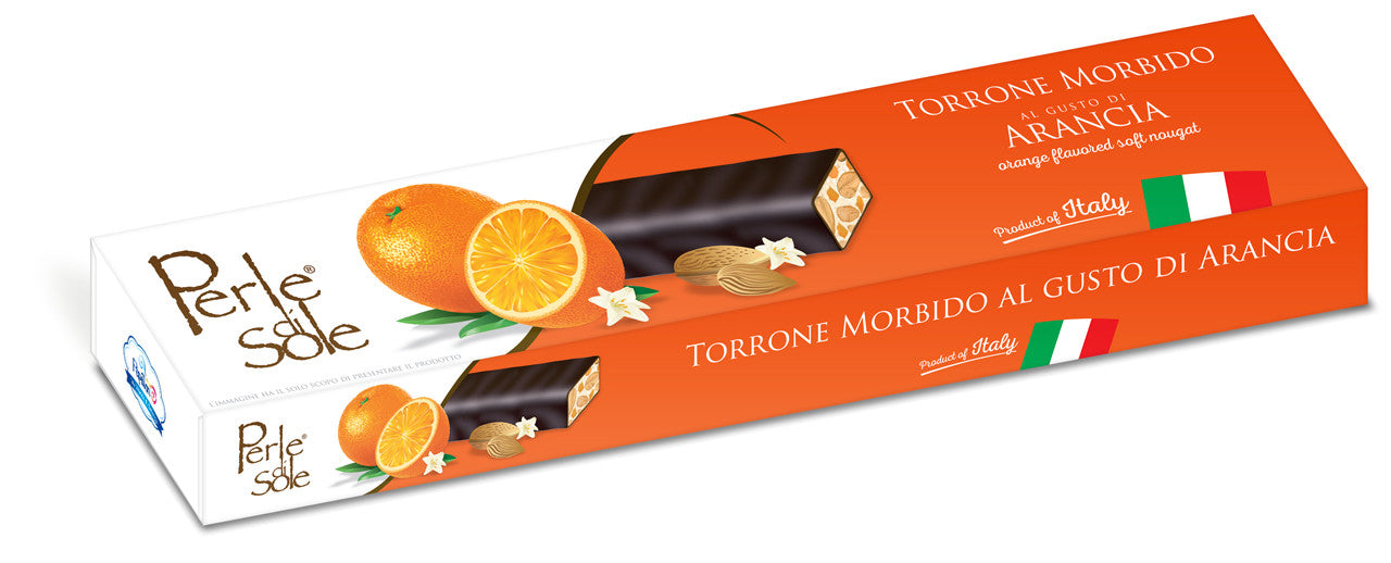 Turrón Suave De Naranja Bañado En Chocolate Oscuro (Barra De 5.29 Oz)