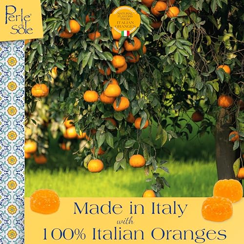 Suaves gelatinas de naranja elaboradas con aceites esenciales de naranjas de Sorrento