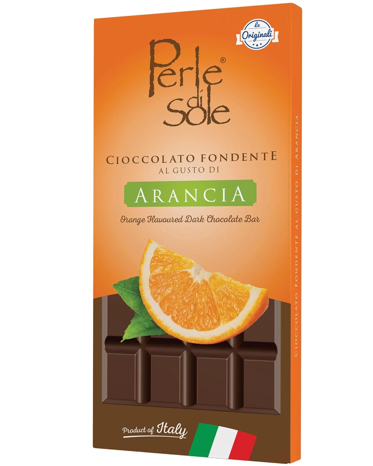 Orange Flavored Dark Chocolate Bar (3.5 Oz)