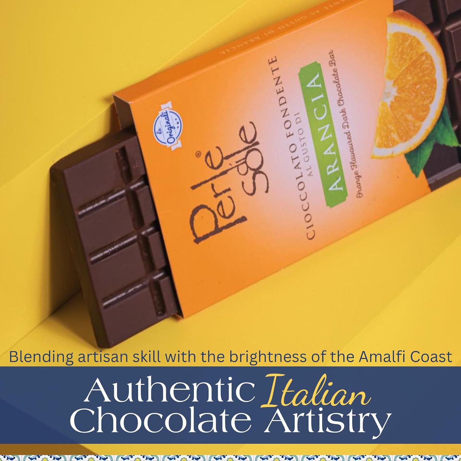 Orange Flavored Dark Chocolate Bar (3.5 Oz)