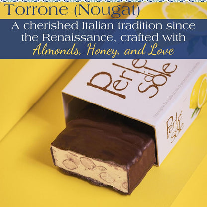 Turrón Suave De Limoncello Bañado En Chocolate Oscuro (5.29 Oz)