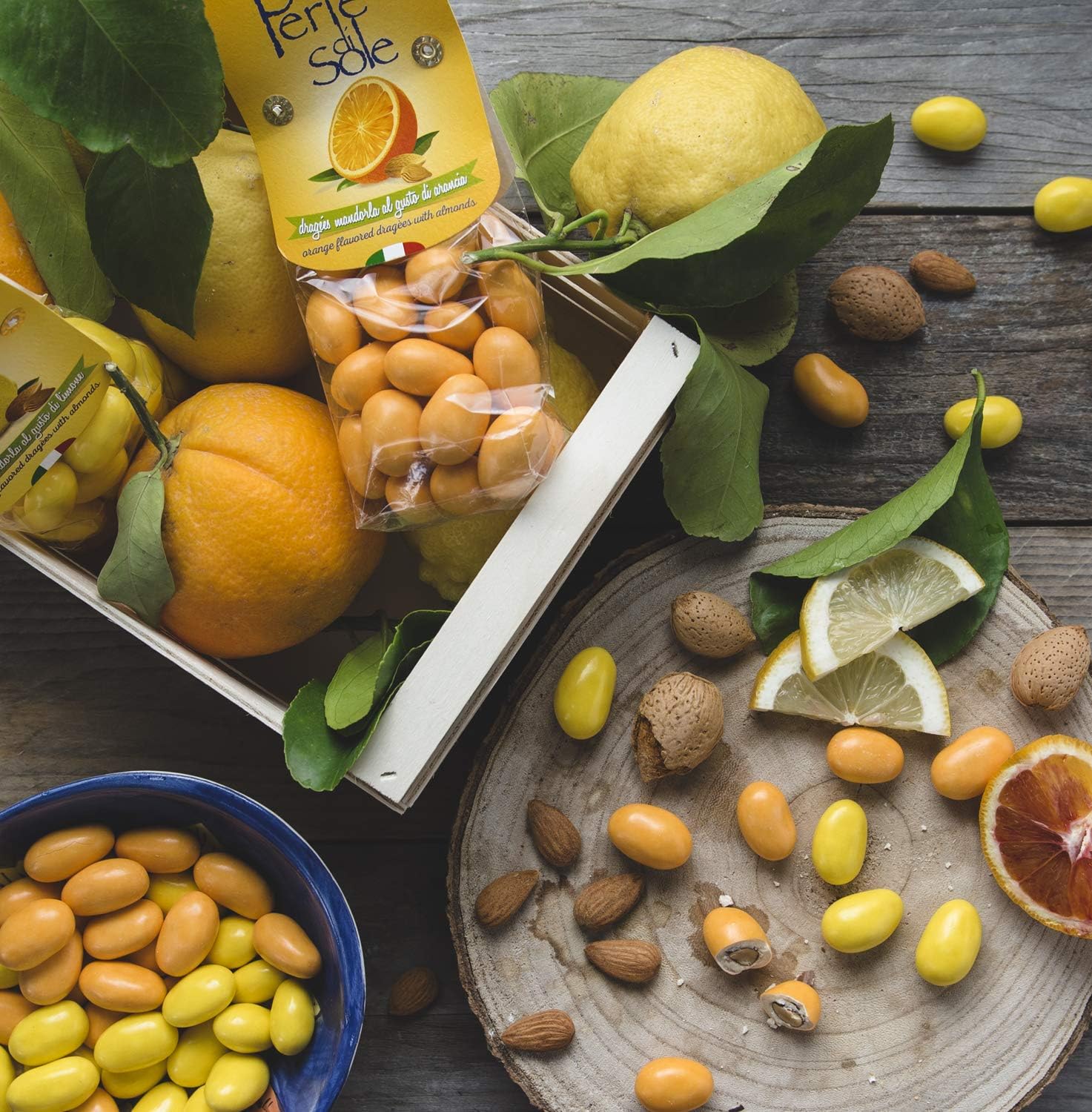 Amandes Dragées au Citron