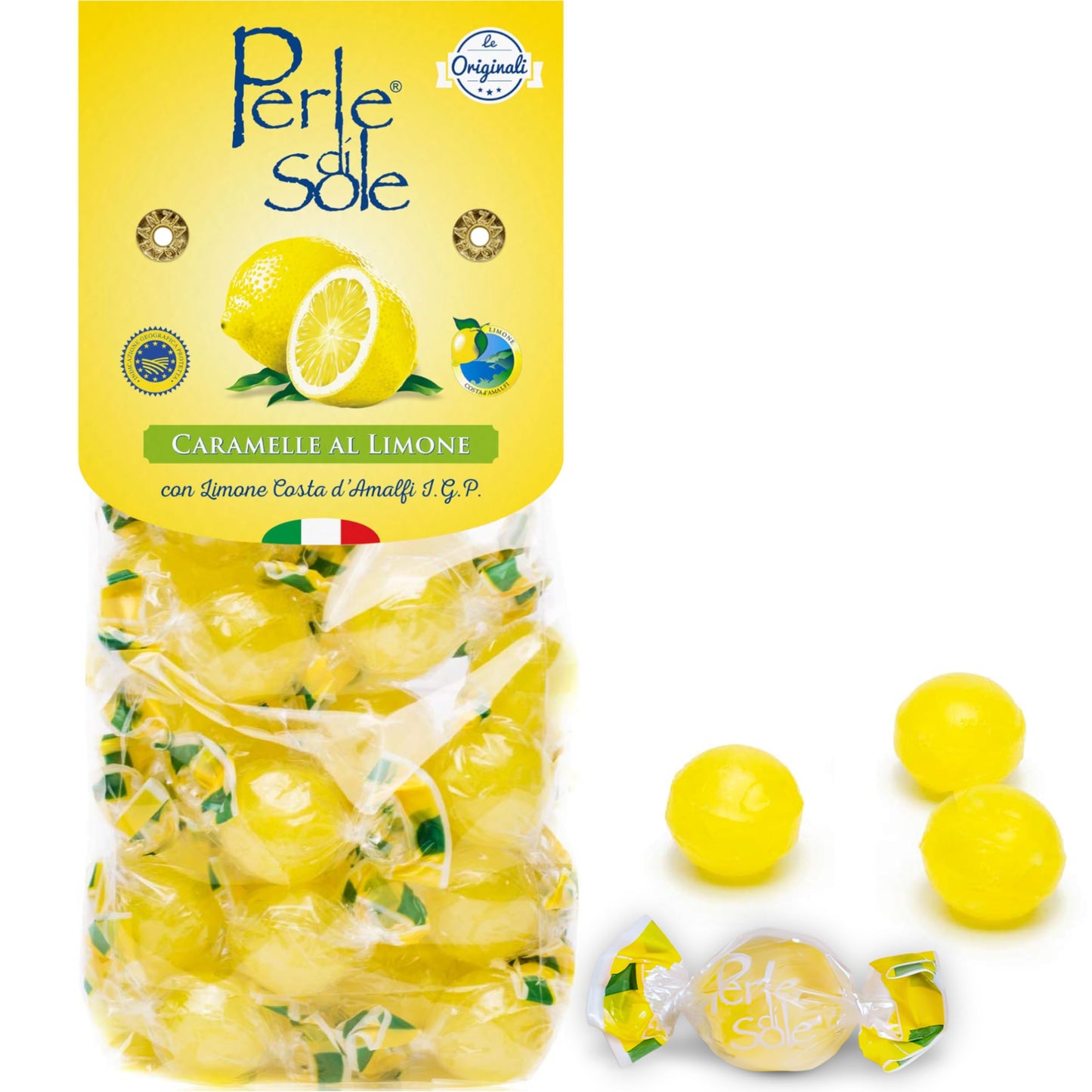 Gouttes de citron à base d'huiles essentielles de citrons de la côte amalfitaine