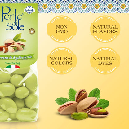 Almendras grageas con sabor a limón