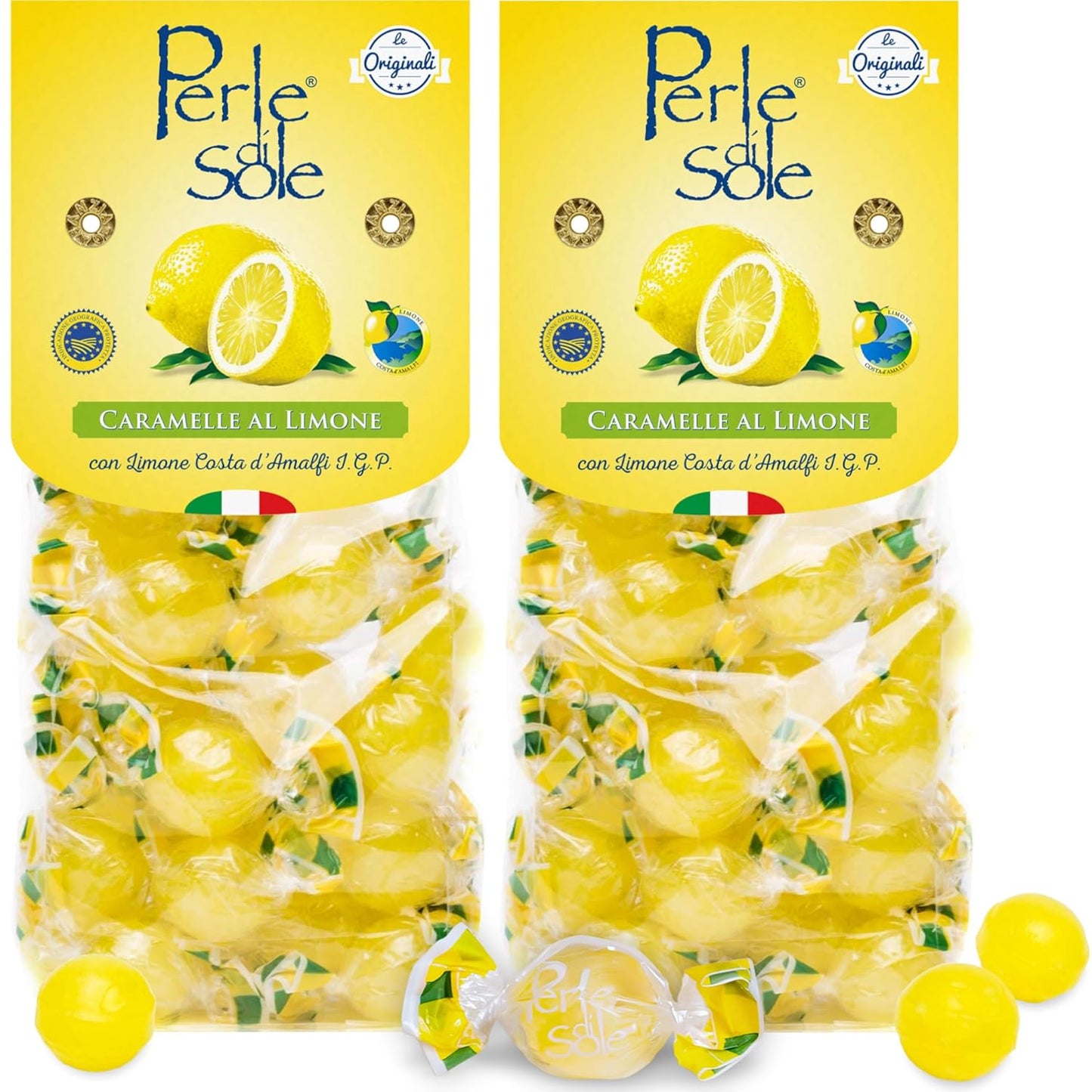 Gouttes de citron à base d'huiles essentielles de citrons de la côte amalfitaine