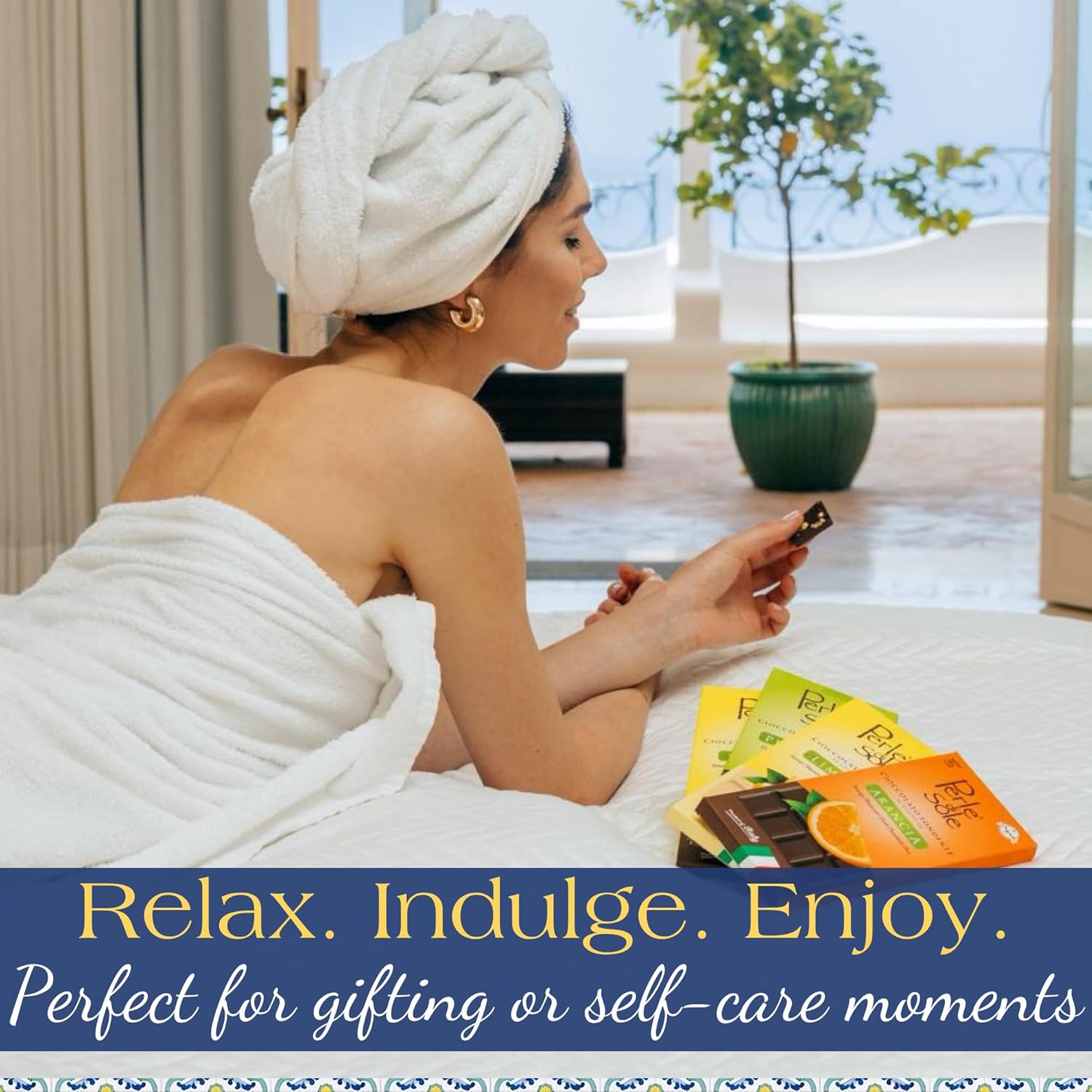 Orange Flavored Dark Chocolate Bar (3.5 Oz)