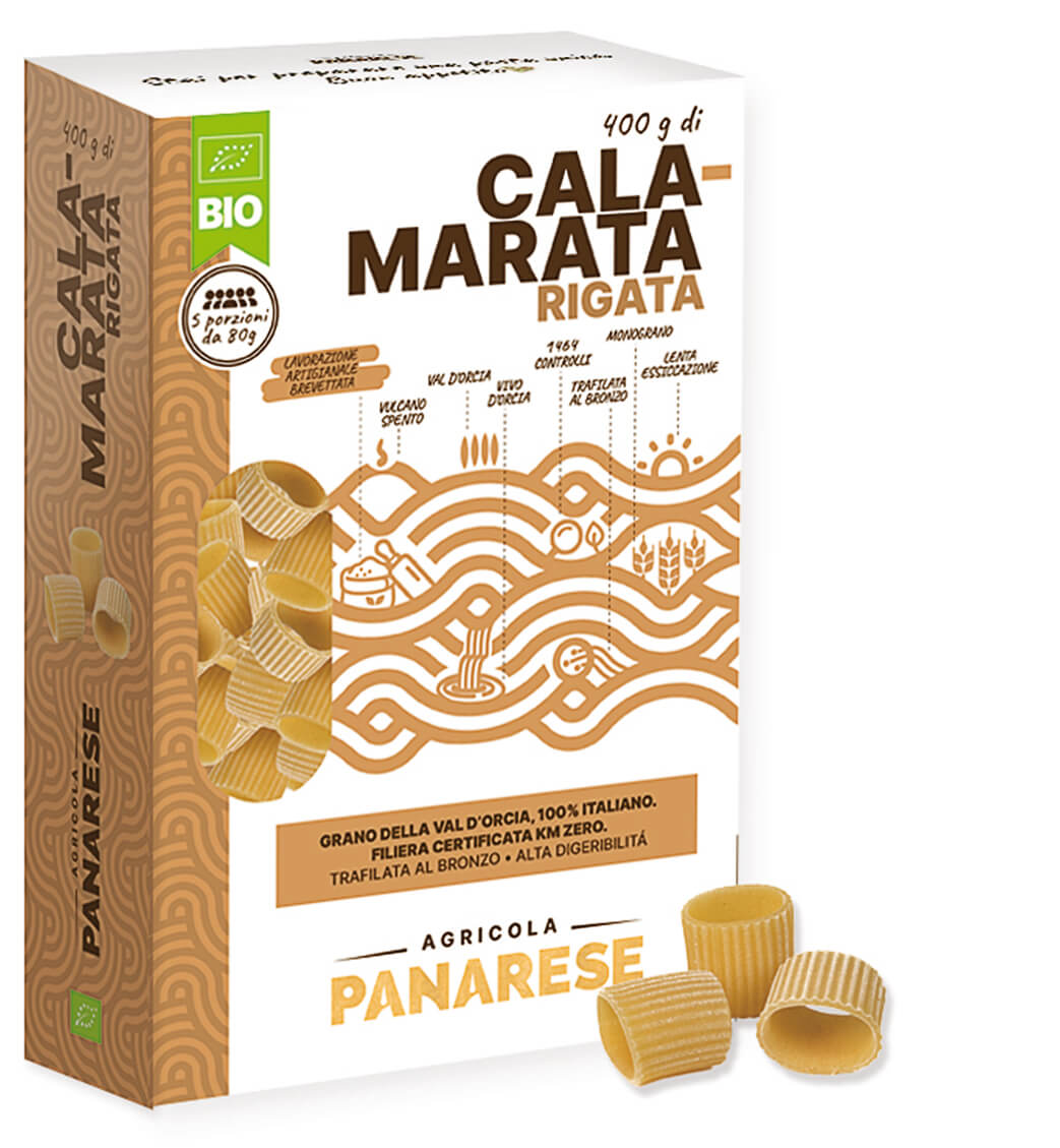 Calamarata Rigata Toscana Orgánica Premium