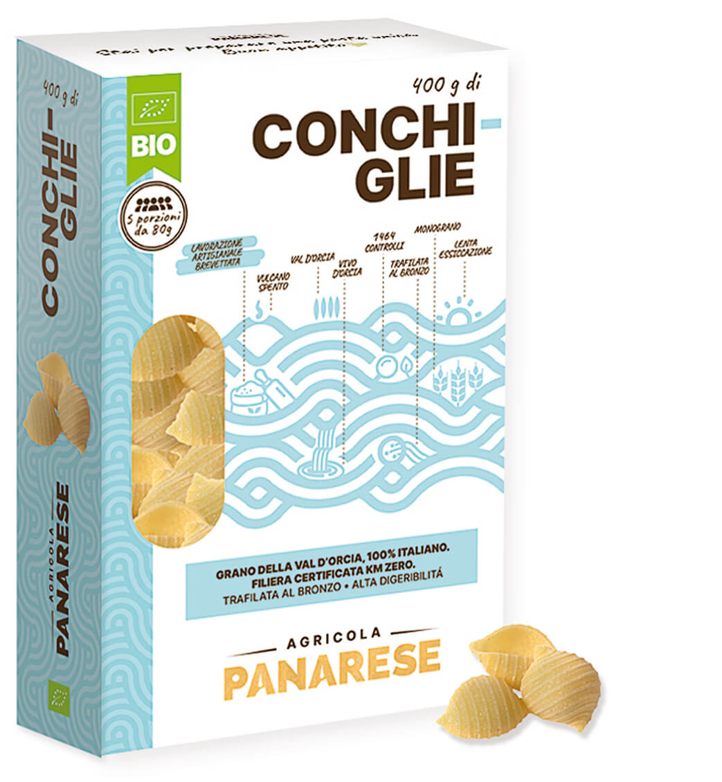 Conchiglie toscana orgánica premium