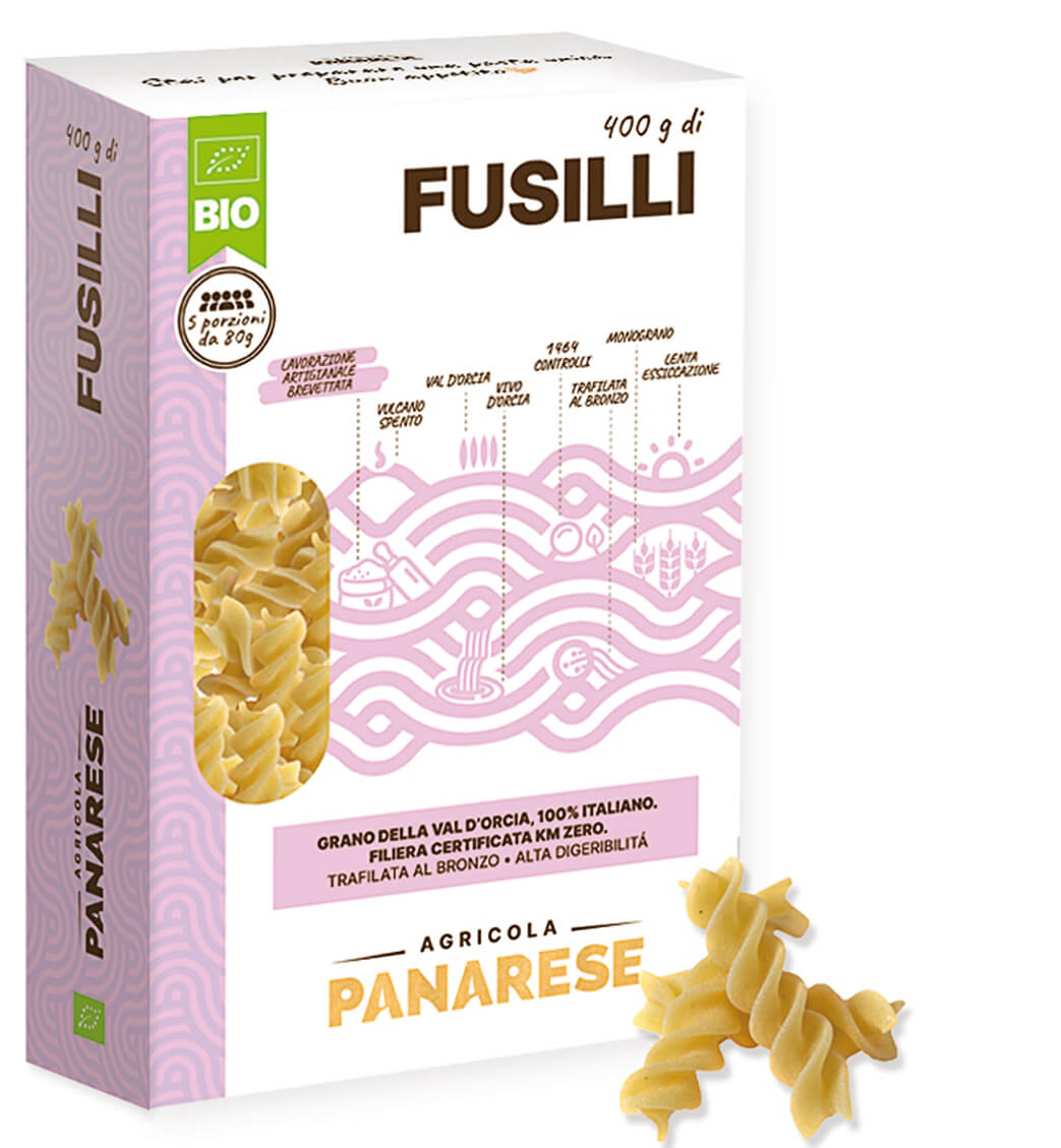 Fusilli toscanos orgánicos premium
