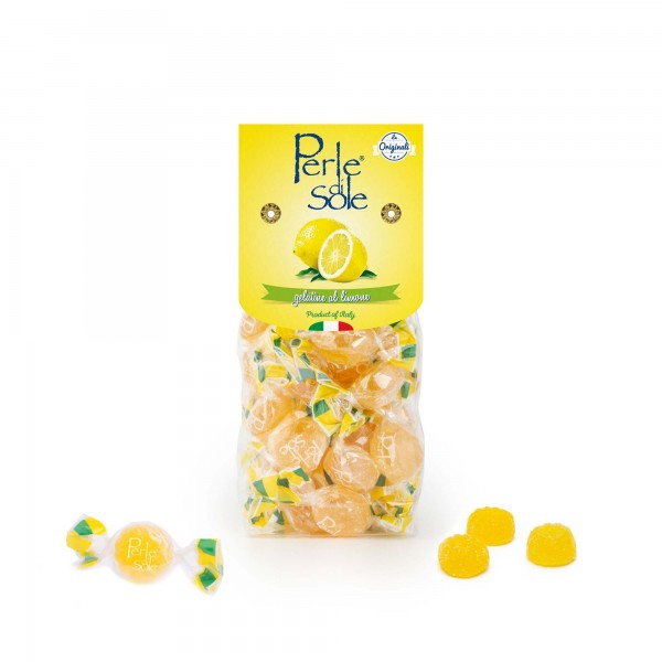 Suaves gelatinas de limón elaboradas con aceites esenciales de limones de la costa de Amalfi
