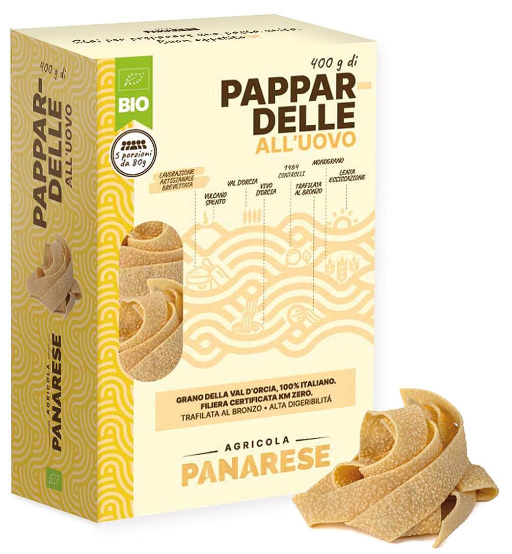 Pappardelle toscano orgánico premium All'Uovo