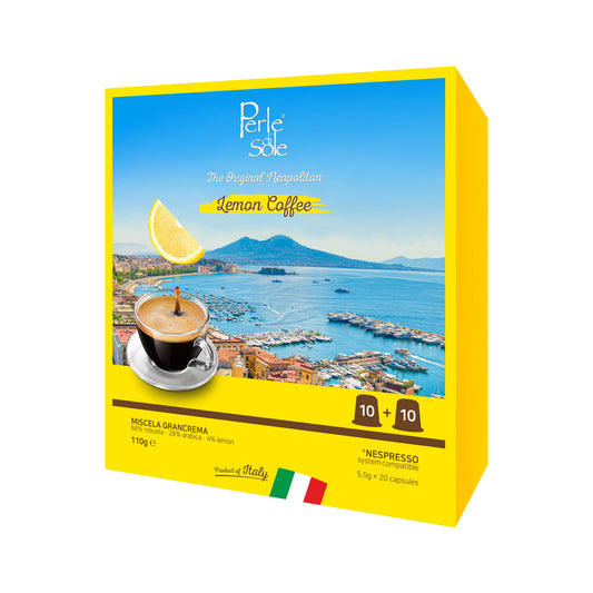 Perle di Sole Neapolitan Lemon Coffee — Nespresso Compatible (10 Capsules)