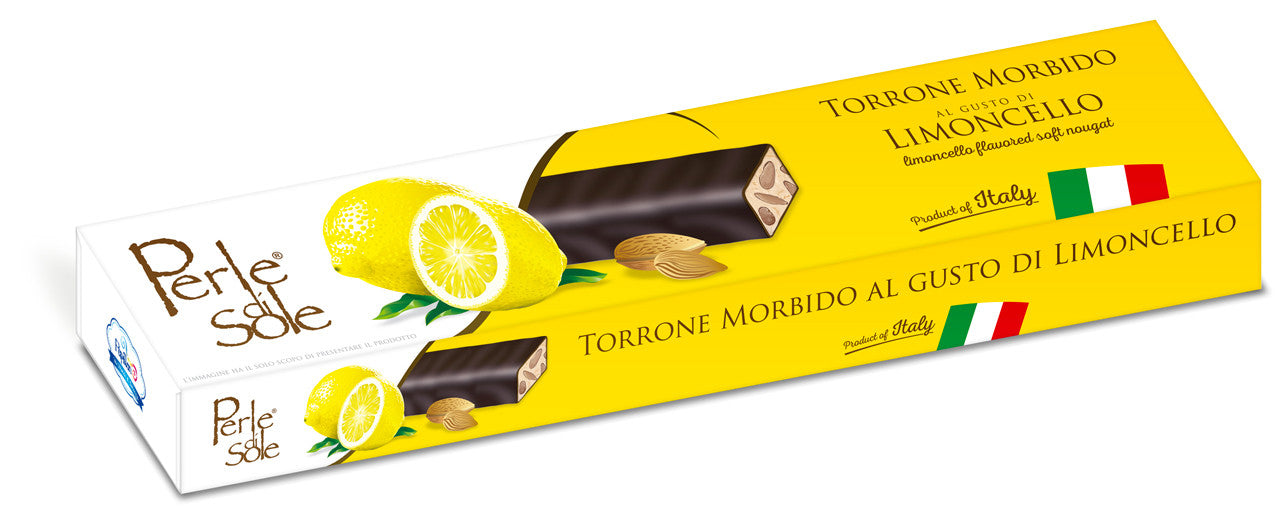 Turrón Suave De Limoncello Bañado En Chocolate Oscuro (5.29 Oz)